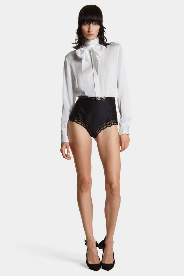 Dsquared2 Tops and TShirts Paris Bodysuit White 8211 Women