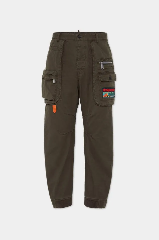 Dsquared2 Trousers D2 Adventure Cargo Kawaii Pant Military Green 8211 Men