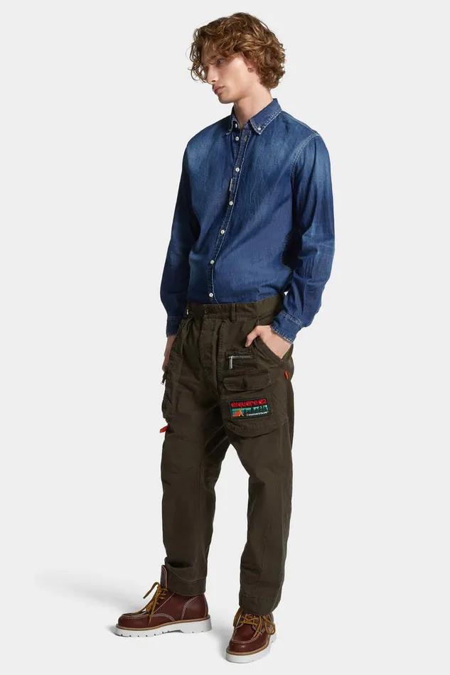Dsquared2 Trousers D2 Adventure Cargo Kawaii Pant Military Green 8211 Men