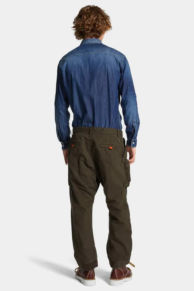 Dsquared2 Trousers D2 Adventure Cargo Kawaii Pant Military Green 8211 Men