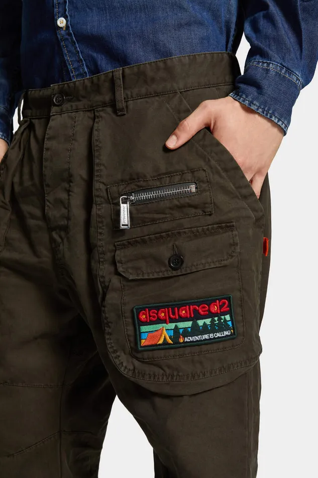 Dsquared2 Trousers D2 Adventure Cargo Kawaii Pant Military Green 8211 Men