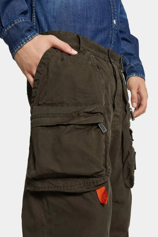 Dsquared2 Trousers D2 Adventure Cargo Kawaii Pant Military Green 8211 Men