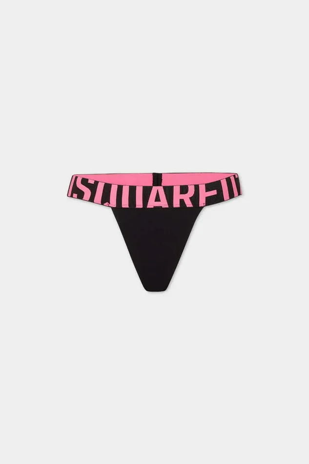 Dsquared2 Underwear Logo Thong Blackpink 8211 Women