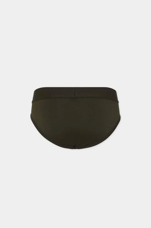 Dsquared2 Underwear Tonal Logo Brief Dark Green 8211 Men