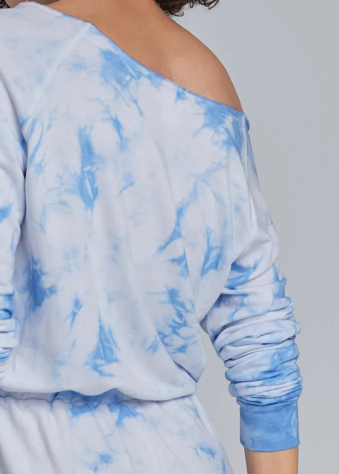 EASY LOUNGE JUMPSUIT Blue and White Women VENUS Jumpsuits