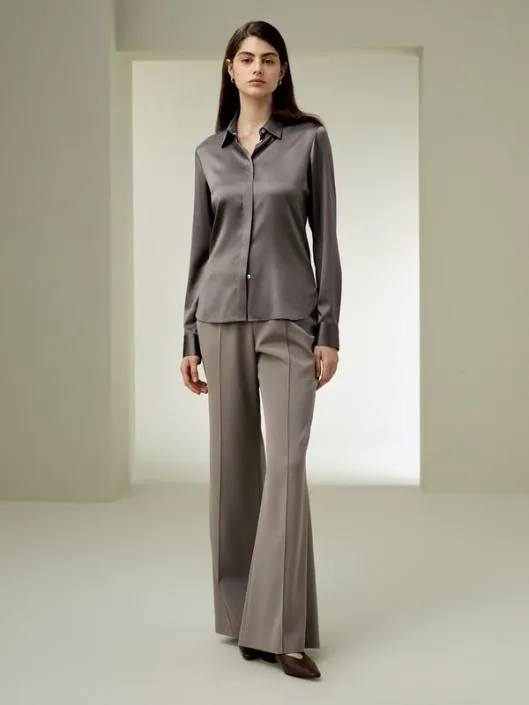 Elegant Silhouette Silk Shirt Women Blouses Lilysilk Shirts
