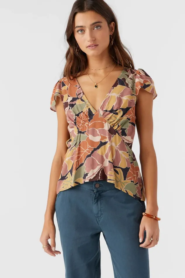 EMMALIE LONG SLEEVE TOP Black Women O039NEILL Clothing