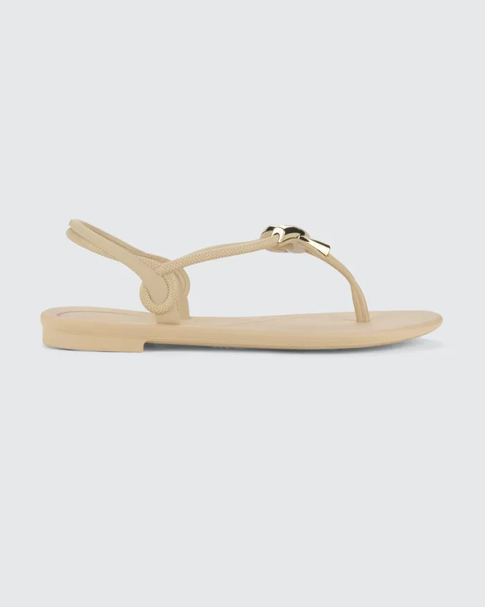 ENLACE SANDAL BEIGE Flat Sandals NOVO Shoes Women ENLACE SANDAL BEIGE Flat Sandals NOVO Shoes Women