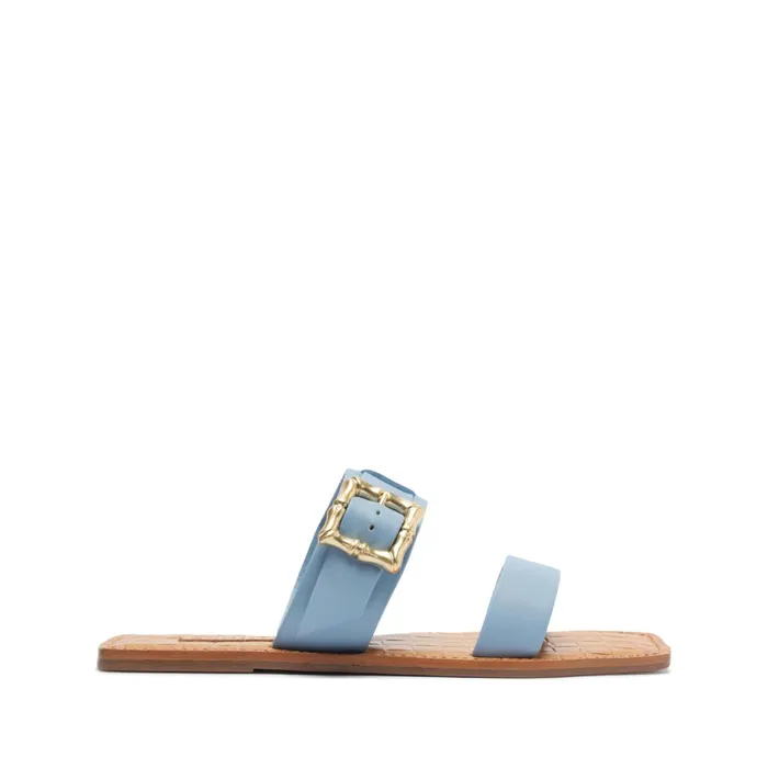 Enola Double Leather Sandal Blue Women Schutz Shoes Enola