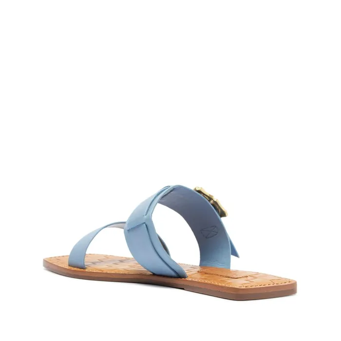 Enola Double Leather Sandal Blue Women Schutz Shoes Enola