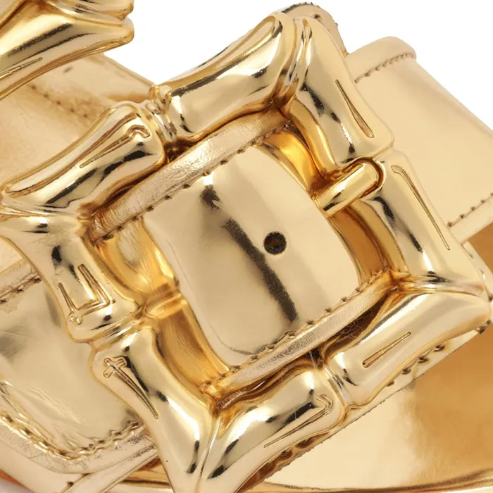 Enola Specchio Sandal Gold Women Schutz Shoes Enola