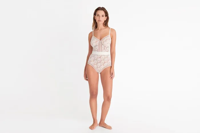 ERES Flocon Bodysuit Yaourt Women Bodysuits