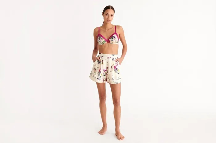 ERES Ginkgo Shorts Imprime Herbier Women Homewear