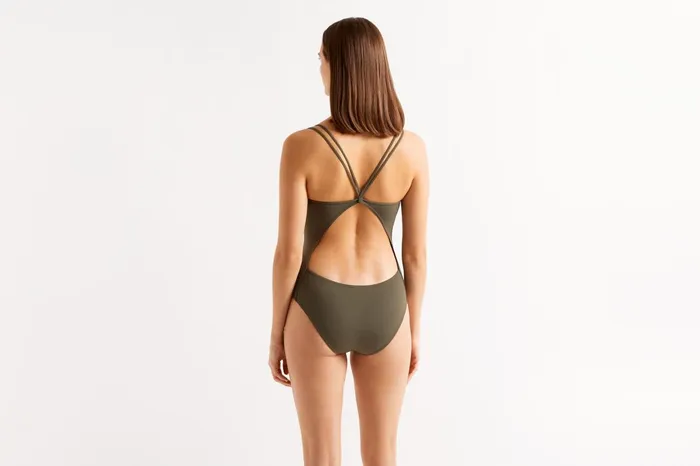 ERES Guapa Sophisticated OnePiece Olive Noire Women OnePiece Swimsuits