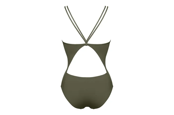 ERES Guapa Sophisticated OnePiece Olive Noire Women OnePiece Swimsuits