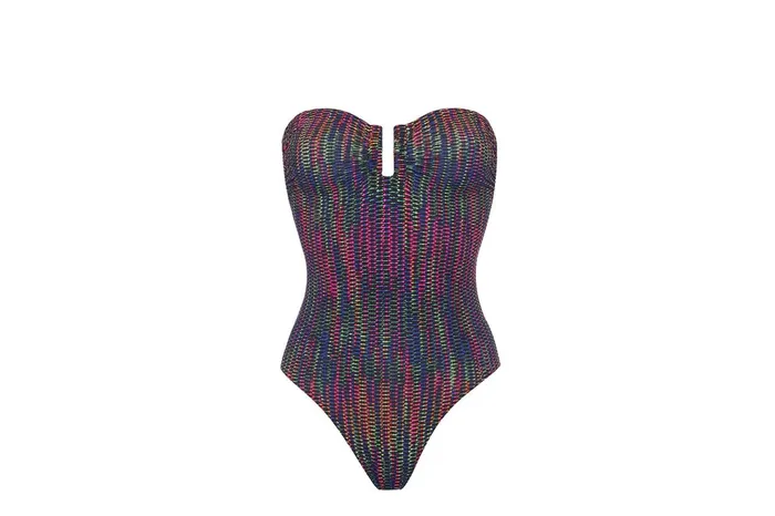 ERES Halo Bustier OnePiece Imprime Cameleon Women OnePiece Swimsuits
