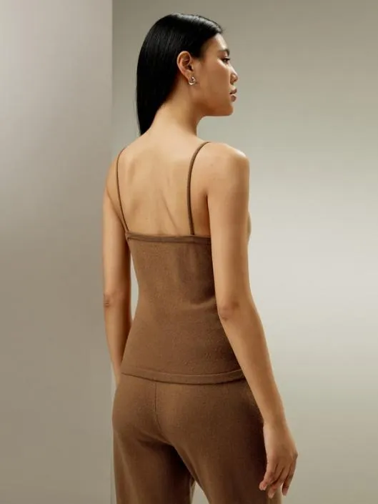 Essential Pure Cashmere Camisole Top Women Lilysilk Knitwear