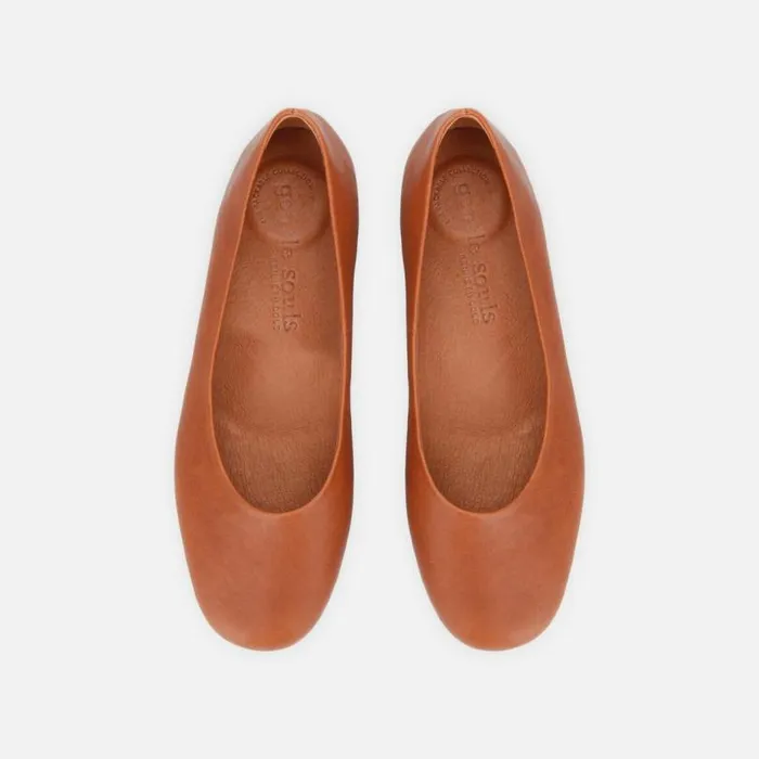 Eugene Travel Ballet Flat Cognac Women Kenneth Cole Flats