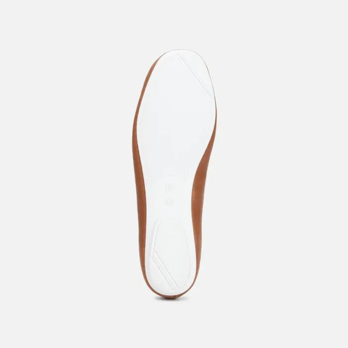 Eugene Travel Ballet Flat Cognac Women Kenneth Cole Flats