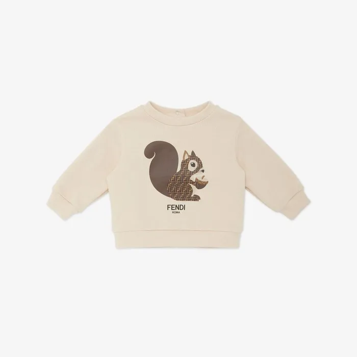 Fendi Baby Girl Baby Sweatshirt Crewneck Baby Sweatshirt 8211 Kids
