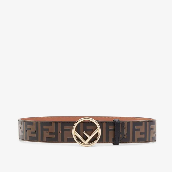 Fendi Belts F Is Fendi Belt Brown FF Leather Belt 8211 Women