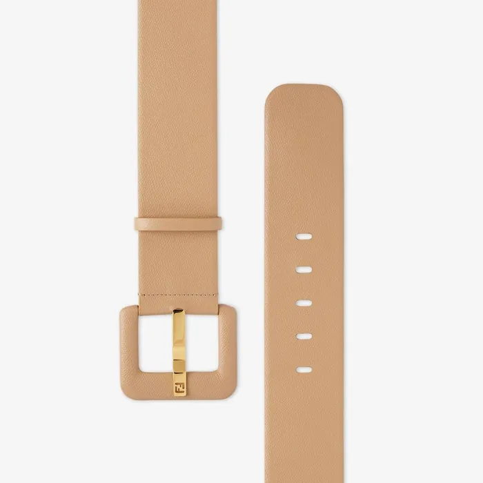 Fendi Belts Forever Fendi Belt Naturalcolored Leather Belt 8211 Women