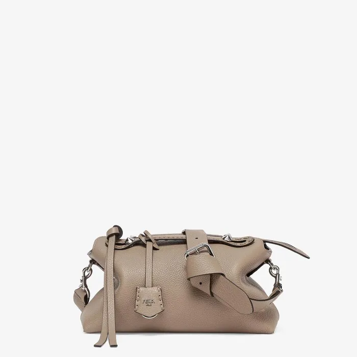 Fendi Boston Bags By The Way Selleria Medium Dove Gray Selleria Bag With 192 Handsewn Topstitches 8211 Women