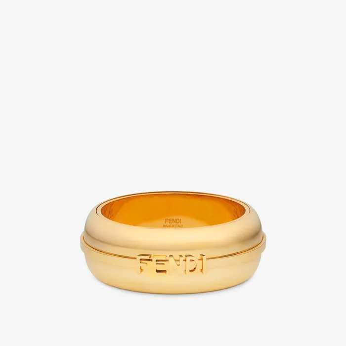 Fendi Bracelets Fendigraphy Bracelet Goldcolored Metal Bracelet 8211 Women