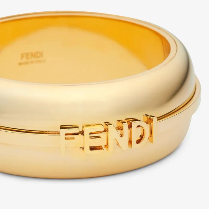Fendi Bracelets Fendigraphy Bracelet Goldcolored Metal Bracelet 8211 Women