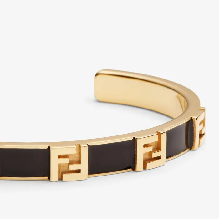 Fendi Bracelets Forever Fendi Bracelet Goldcolored And Black Metal Bracelet 8211 Women