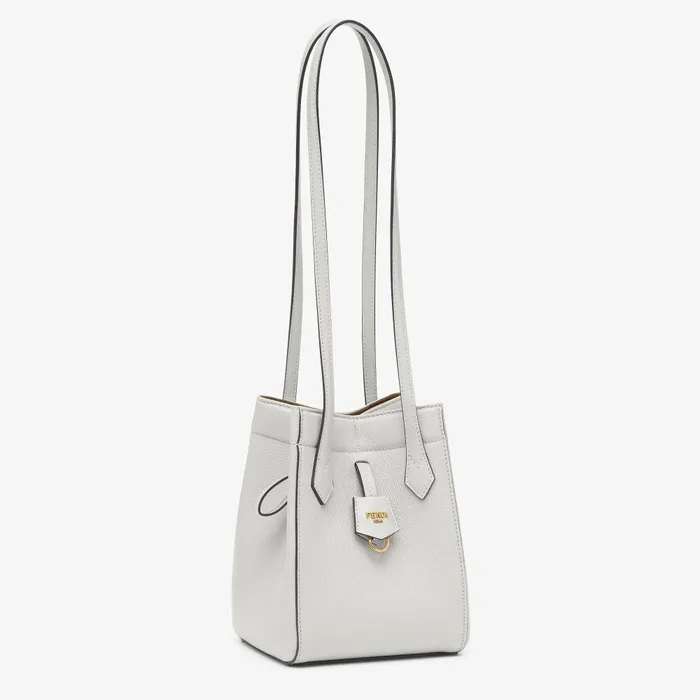 Fendi Bucket Bags Fendi Origami Mini White Leather Mini Bag That Can Be Transformed 8211 Women