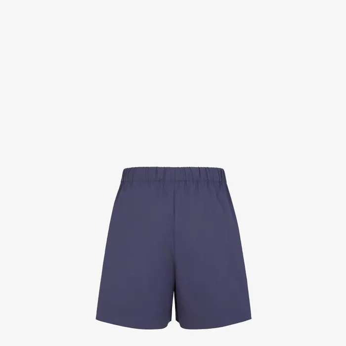 Fendi Coordinated Sets Bermudas Dark Blue Poplin Shorts 8211 Men
