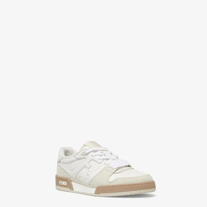 Fendi Fendi Match Fendi Match Sneakers White Suede Low Tops 8211 Men