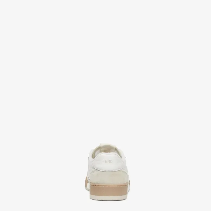 Fendi Fendi Match Fendi Match Sneakers White Suede Low Tops 8211 Men