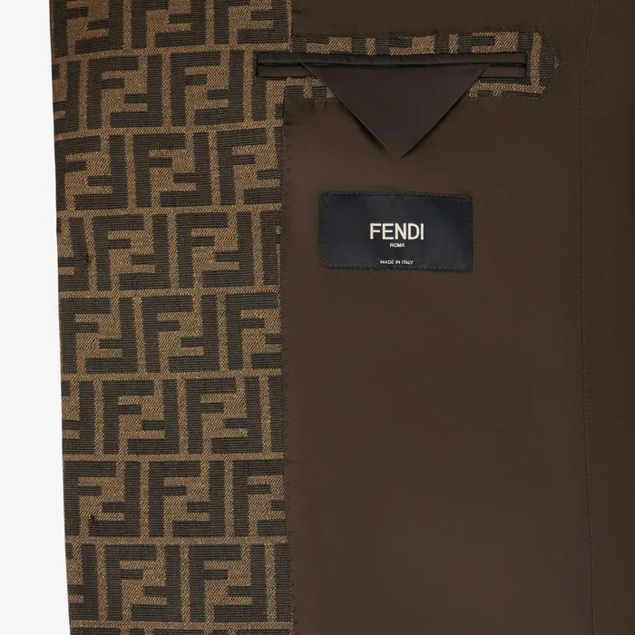 Fendi Jackets and Suits Jacket FF Jacquard Fabric Blazer 8211 Men