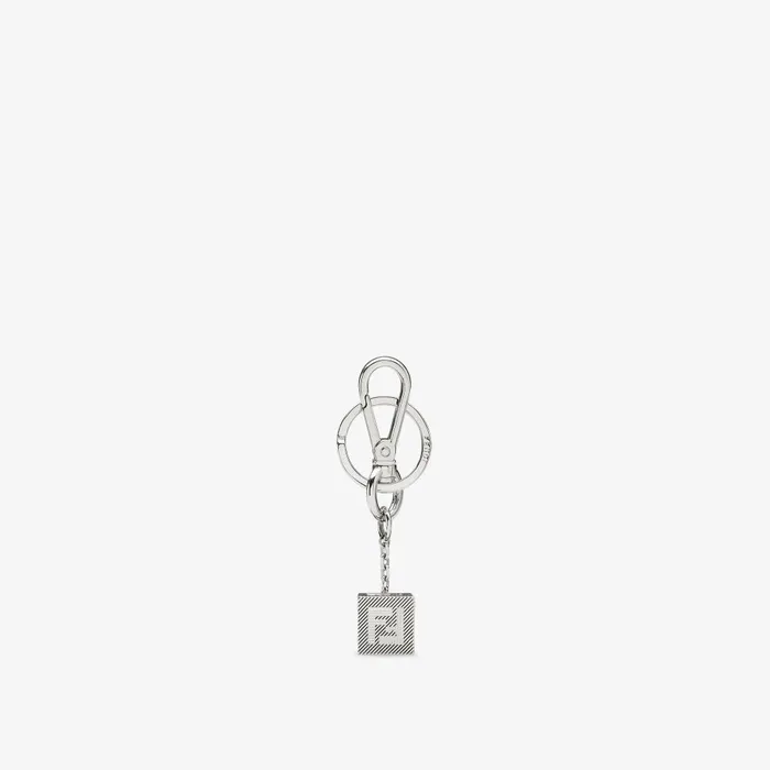 Fendi Key Rings and Bag Accessories Fendi Shadow Key Case Silvercolored Metal Key Ring 8211 Men Fendi Key Rings and Bag Accessories Fendi Shadow Key Case Silvercolored Metal Key Ring 8211 Men