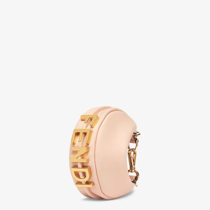Fendi Miniature Bags Nano Fendigraphy Pink Leather Charm 8211 Women