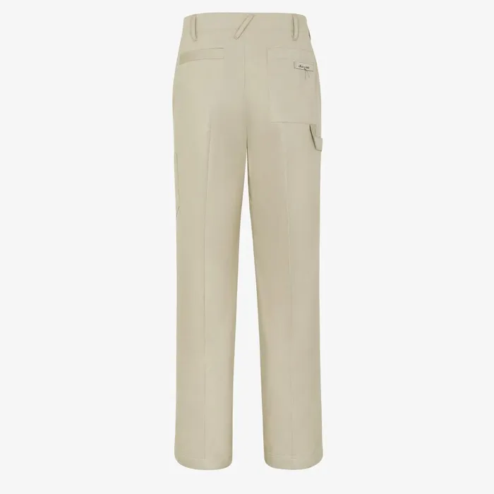 Fendi Pants and Shorts Pants Beige Coated Fabric Pants 8211 Men
