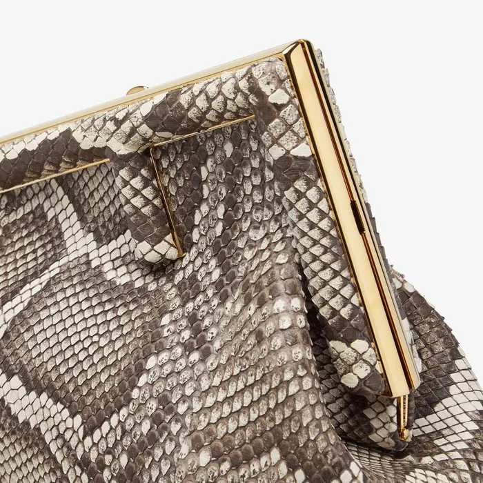 Fendi Shoulder and Crossbody Bags Fendi First Small Natural Python Leather Bag 8211 Women
