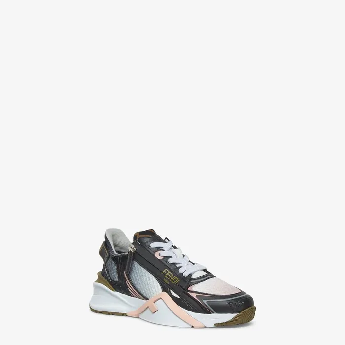 Fendi Sneakers Fendi Flow Gradient Black Technical Fabric Lowtops 8211 Women