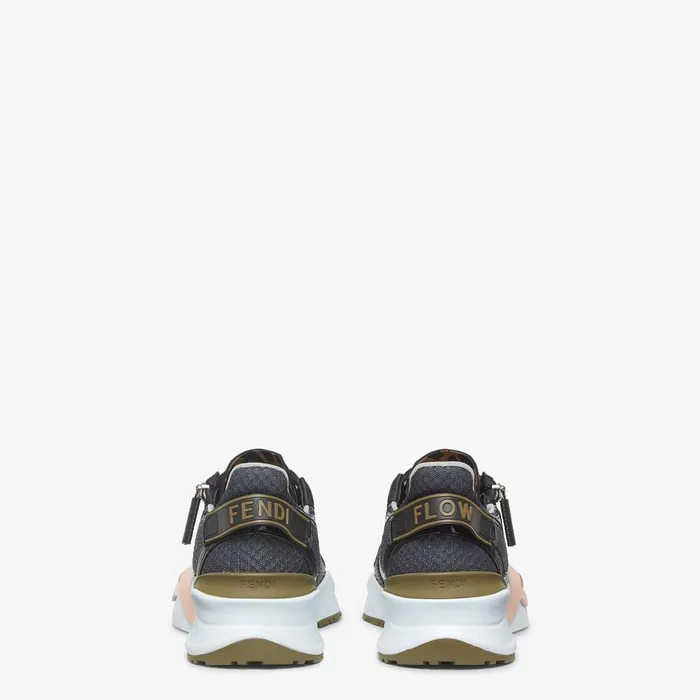 Fendi Sneakers Fendi Flow Gradient Black Technical Fabric Lowtops 8211 Women
