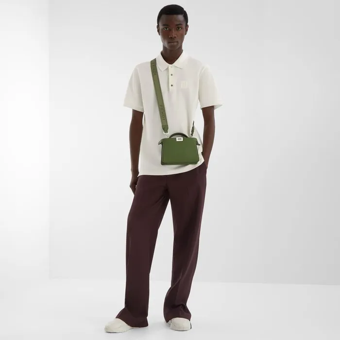Fendi Tshirts and Polos Polo Shirt White Cotton Polo Shirt 8211 Men