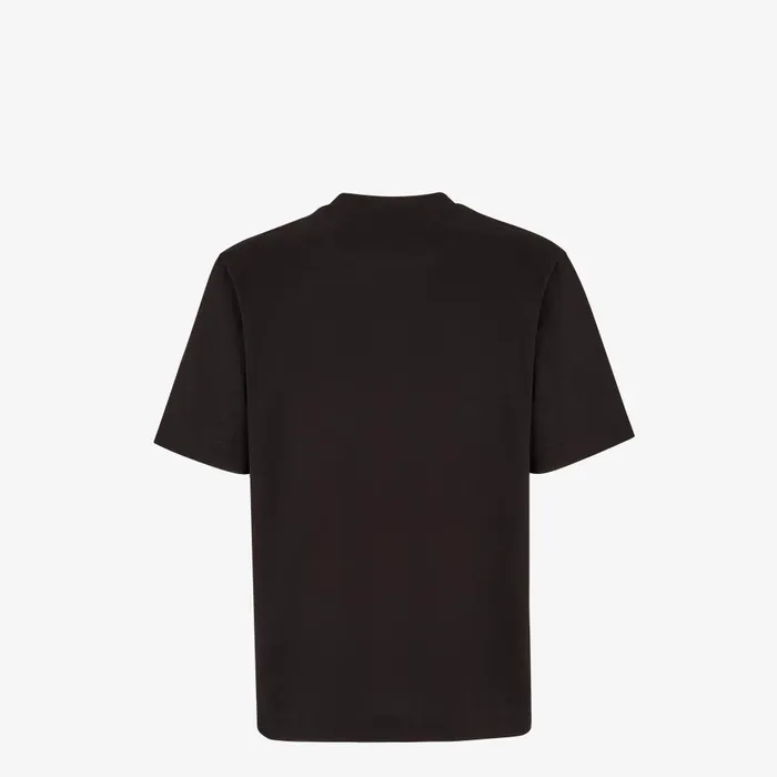 Fendi Tshirts and Polos TShirt Black Cotton Tshirt 8211 Men