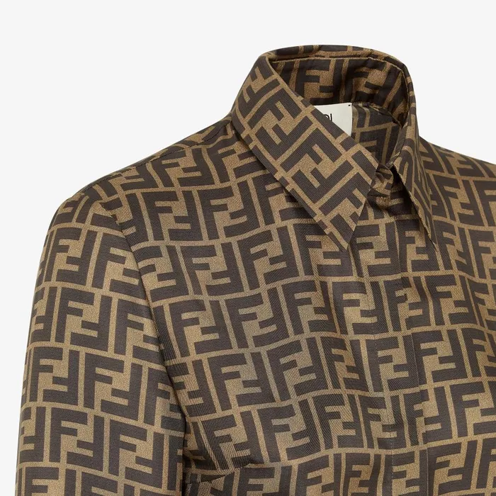 Fendi Tops and Shirts Top Brown FF Twill Top 8211 Women