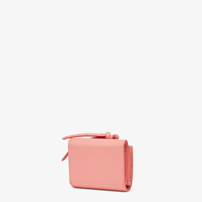 Fendi Wallets Peekaboo Micro Trifold Pink Selleria Wallet 8211 Women