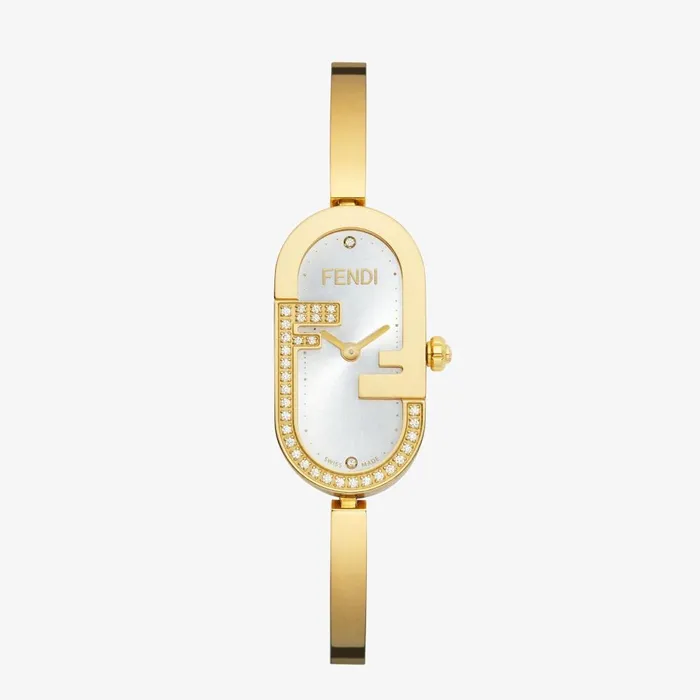 Fendi Watches O039Lock Vertical 1480 X 2830nbspmm 8211 Oval Watch With FF Logo 8211 Women