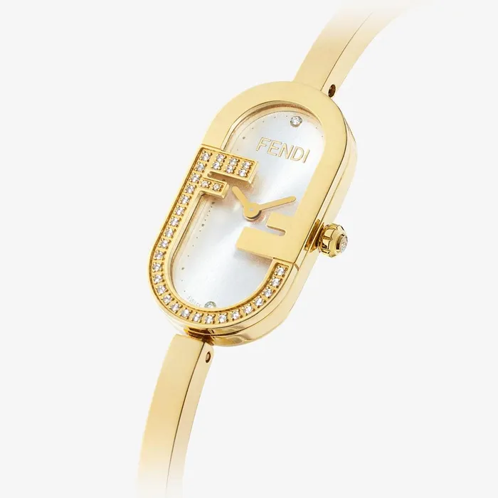 Fendi Watches O039Lock Vertical 1480 X 2830nbspmm 8211 Oval Watch With FF Logo 8211 Women