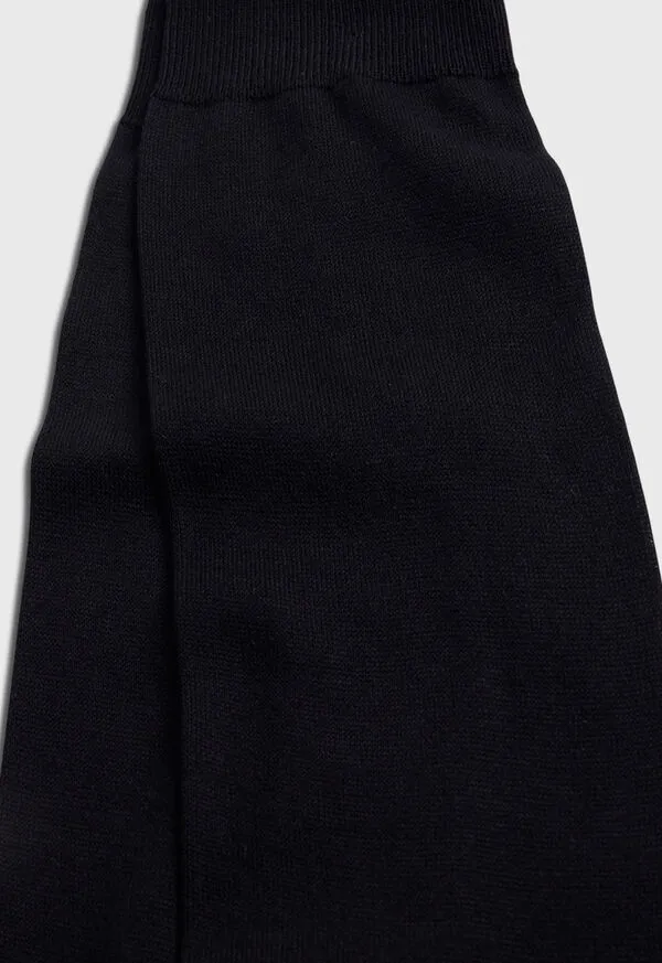 Flat Knit Sock Black Socks Paulstuart Mens Flat Knit Sock Black Socks Paulstuart Mens