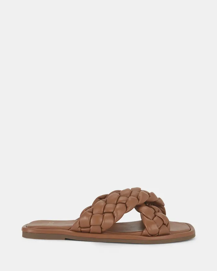 Flat Sandals SHELLY CARAMEL Sandals NOVO Shoes Women