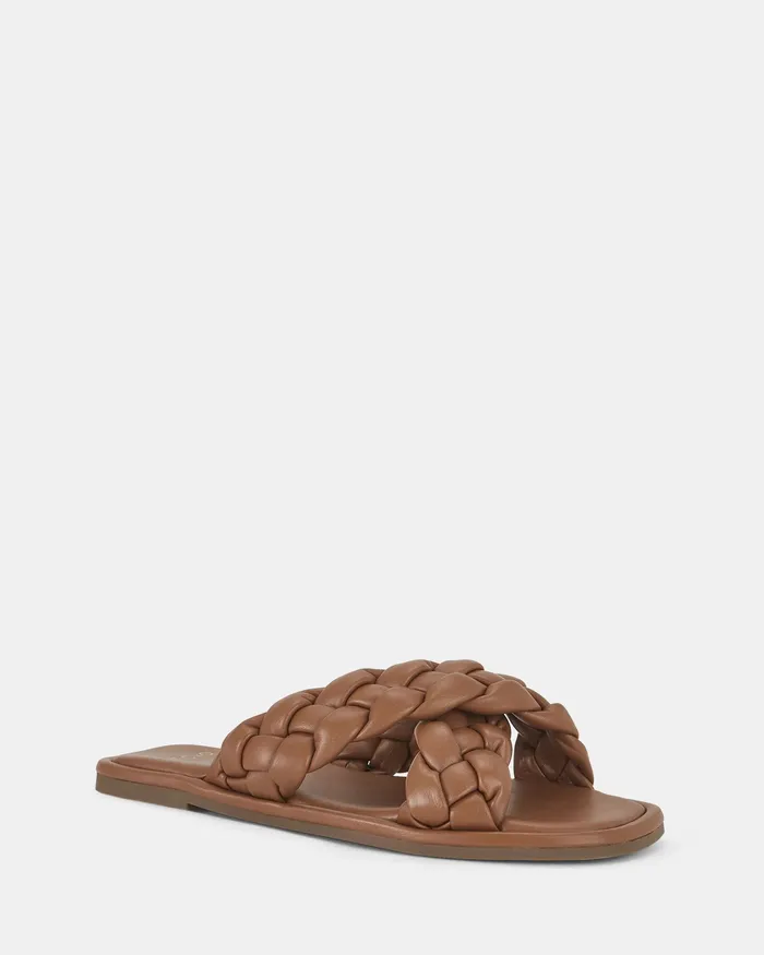 Flat Sandals SHELLY CARAMEL Sandals NOVO Shoes Women